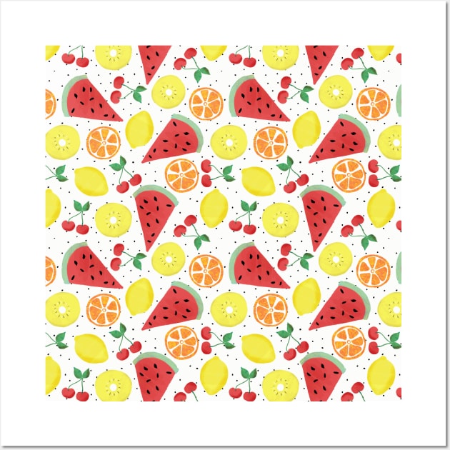 Fruit Salad Wall Art by Sandra Hutter Designs